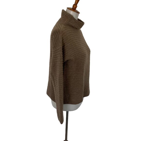 Madewell Sweater XXS Brown Knit Pullover Soft Cozy Minimalist Luxe - Picture 2 of 6